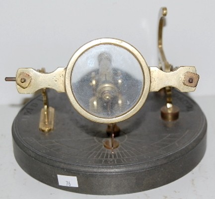 French Noon Time Cannon Sundial Clock — Antique Clocks Price Guide