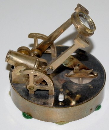 Miniature Noon Time Cannon Sundial Clock — Antique Clocks Price Guide