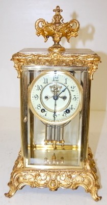 Ansonia "Crown" Crystal Regulator Clock — Antique Clocks Price Guide