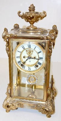 Ansonia "Marquis" Crystal Regulator Clock — Antique Clocks Price Guide