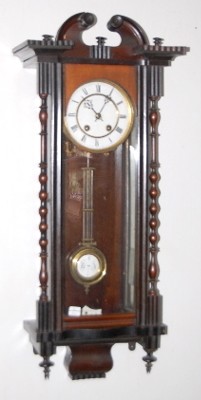Ornate Antique R.A. Spring Wound Wall Clock — Antique Clocks Price Guide
