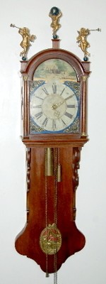 Antique Dutch Hood Weight Wall Clock — Antique Clocks Price Guide