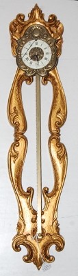 German Hanging Gravity Clock w/ Cowtail Pendulum — Antique Clocks Price Guide
