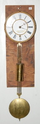 Pinwheel Regulator 1 Weight Clock — Antique Clocks Price Guide
