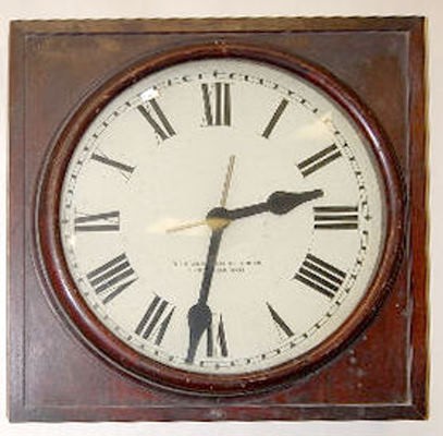 Standard Electric Time Clock, 18" dial — Antique Clocks Price Guide
