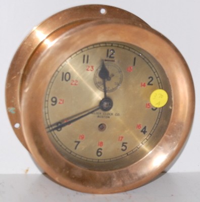 Bronze Chelsea Clock Co. Ships Clock — Antique Clocks Price Guide