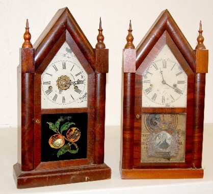 2 Steeple Clocks: Ansonia and Waterbury — Antique Clocks Price Guide