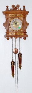 German Carved 2 Weight Wall — Antique Clocks Price Guide