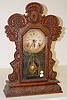 Ingraham Oak "Gila" Calendar Clock