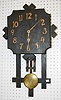 Gilbert Mission Oak "San Remo" Wall Hanging Clock