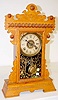 Gilbert Oak "Lake No. 3" Mantle Clock