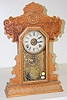 Pressed Oak Ingraham Kitchen Clock