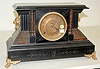 Adamantine Enameled Wood Clock