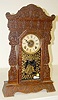 Gilbert Pressed Oak "Jewel No. 12" Kitchen Clock
