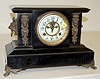 New Haven Iron Case "Fayette" Mantle Clock