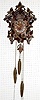 Black Forest Carved Cuckoo w/ Grapes and Leaves