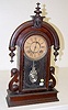 Black Walnut Ansonia "Parisian" Parlor Clock