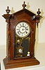 Walnut Welch "Lucca V.P." Parlor Clock