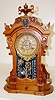 Black Walnut Ansonia "Monarch" Parlor Clock