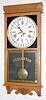 Ingraham Oak Calendar Store Regulator Clock