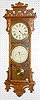 Welch Damrosch Walnut Calendar Antique Clock