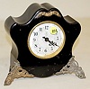 Kroeber Black Enamel Iron Alarm Clock