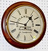 "Scotland's Best" Round Advertising Gallery Clock