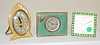 3 Antique Ladies Dresser Clocks: