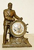 United Clock "F.D.R. Man of The Hour"