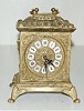 Ornate Brass Shelf Clock
