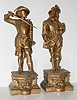 Pair of Cavalier Clock
