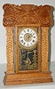 E. Ingraham Oak Kitchen Clock