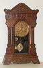 Gilbert Oak "Steamer No. 46" Kitchen Clock