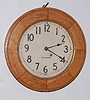 Oak Seth Thomas Round Gallery Clock