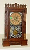 Gilbert India Walnut Kitchen Clock w/ Alarm