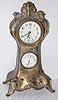 Jennings Brothers Metal Novelty Clock w/ Barometer