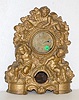 Antique Iron Clock w/ Cherubs and Grapes