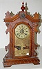 Ingraham Walnut "Liberty" Kitchen Clock w/ Alarm