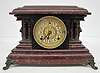 Antique Gilbert Fancy Dial Mantle Clock
