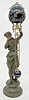 Ansonia "Juno" Lady Mystery Swinging Ball Clock
