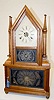 Antique Birge and Fuller Wagon Steeple Clock