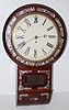 M.O.P. Inlaid Fusee Wall Clock