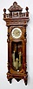 Carved and Engraved 3 Weight Vienna Regulator Clock