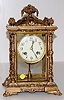 Ansonia "Lucia" Crystal Regulator Clock