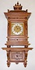 Ornate Lenzkirch Clock on Hanging Shelf