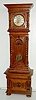 30 Day Carved and Engraved 3 Wt Vienna Floor Clock