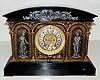 Ansonia "Georgia" Ornate Iron Case Clock