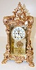 Ornate Ansonia "Apex" Crystal Regulator Clock