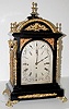 Ornate English Bracket Clock W/ Bronze Decor.