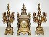 Ansonia "Regent" Clock w/ Candle Sides